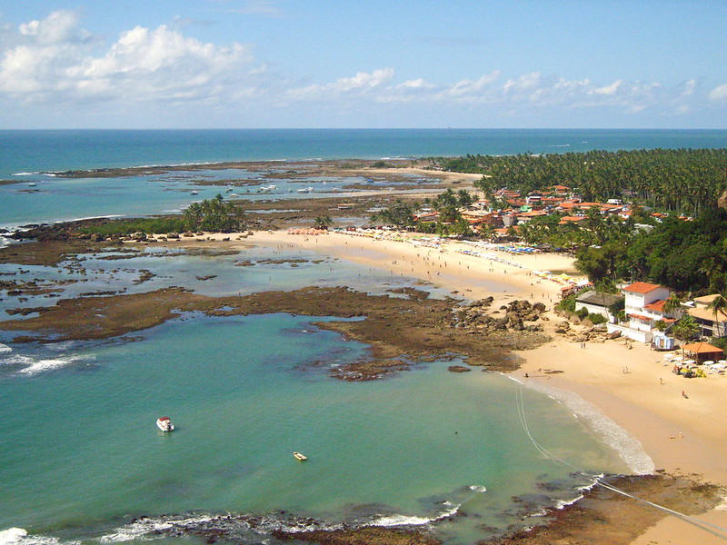 Praia do Forte na Bahia