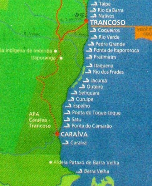 Mapa turístico de Trancoso