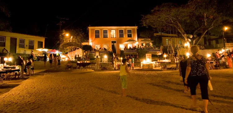 Noite em Morro de São Paulo