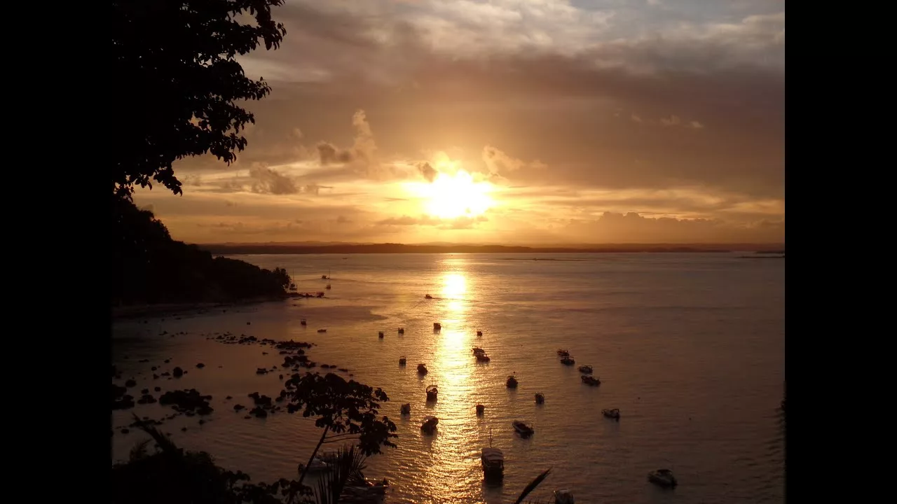 Pôr do sol em Morro de São Paulo