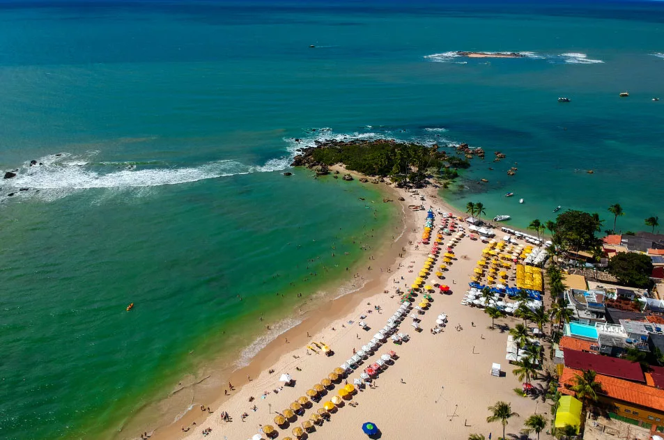 Praia em Morro de São Paulo